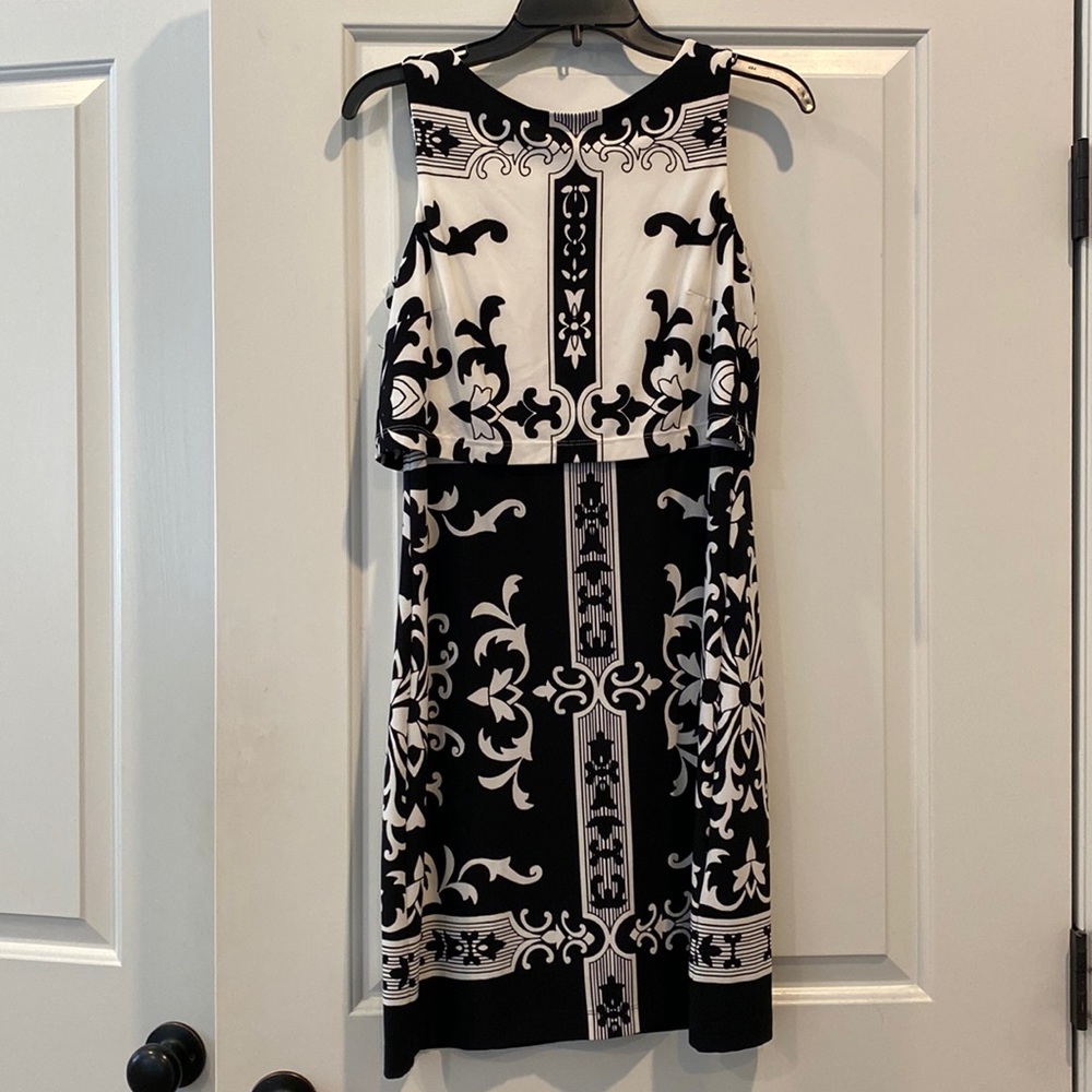 Black and White Cocktail Dress